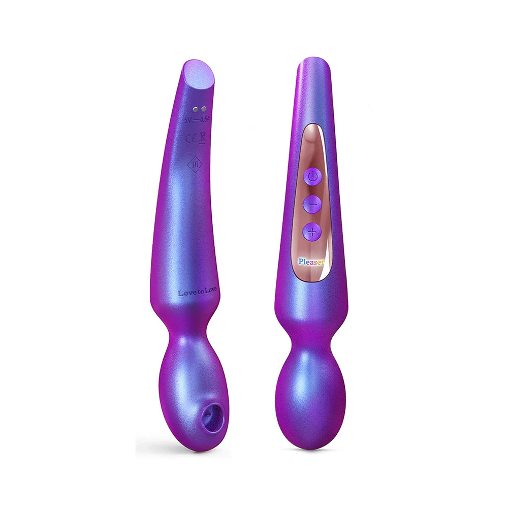 Love To Love Pleaser Wands, 2 Iridescent Colors