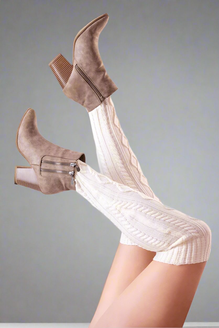 Over The Knee Knit Sweater Socks