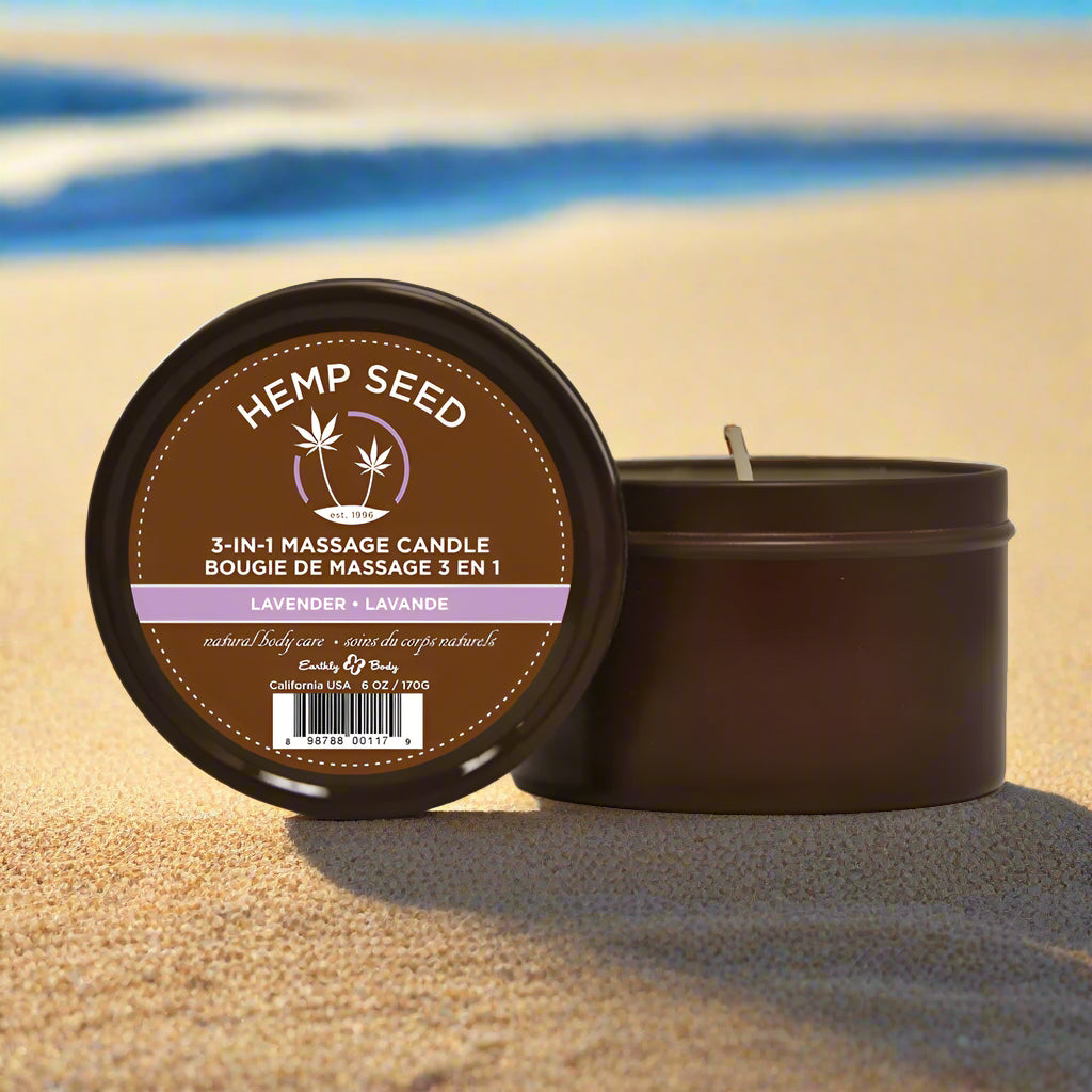 Earthly Body Massage Candles 6.8oz. 5 Amazing Scents