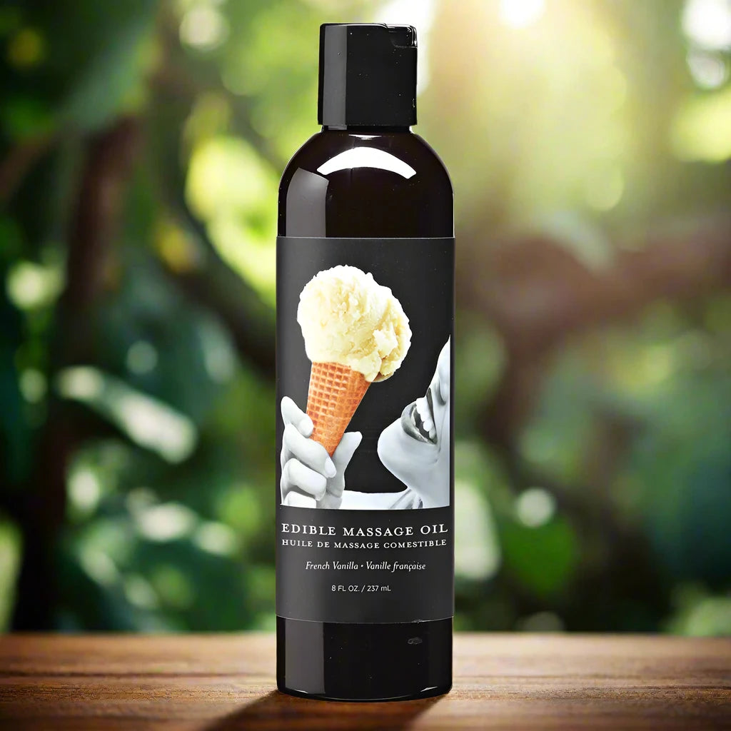 Earthly Body Edible Massage Hemp Seed Lotion 7 Unique Flavors 8oz
