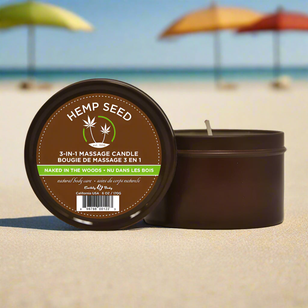 Earthly Body Massage Candles 6.8oz. 5 Amazing Scents