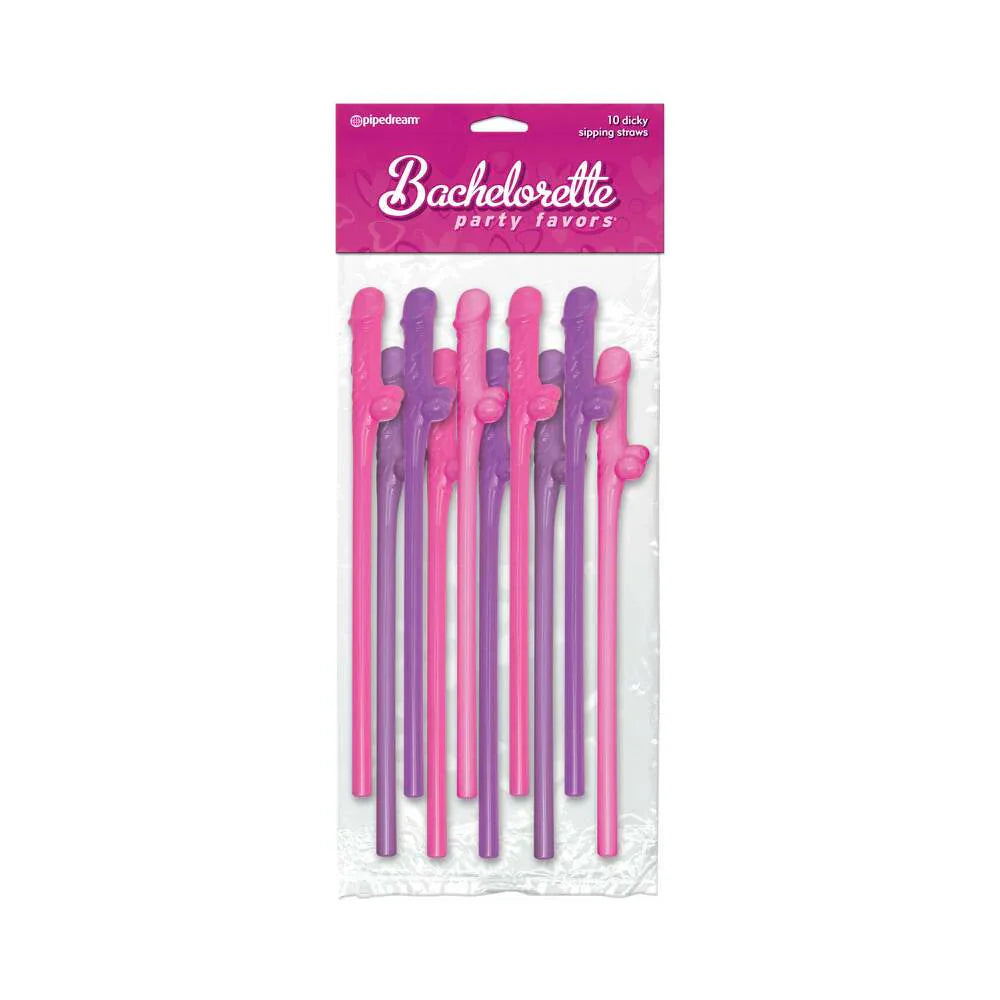 Party Favors 10-piece Sipping Straws