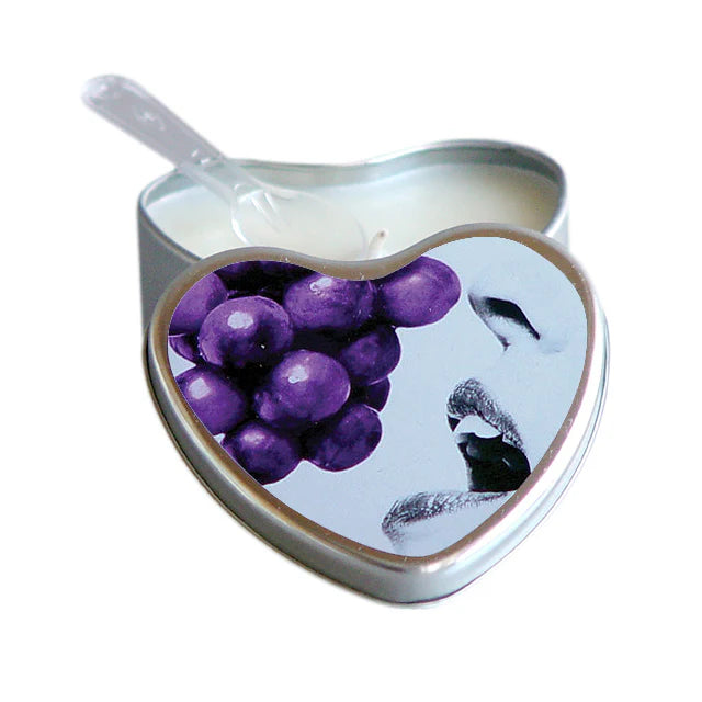 Earthly Body Hemp Seed Edible Massage Candles 7 Different Flavors 4 oz.