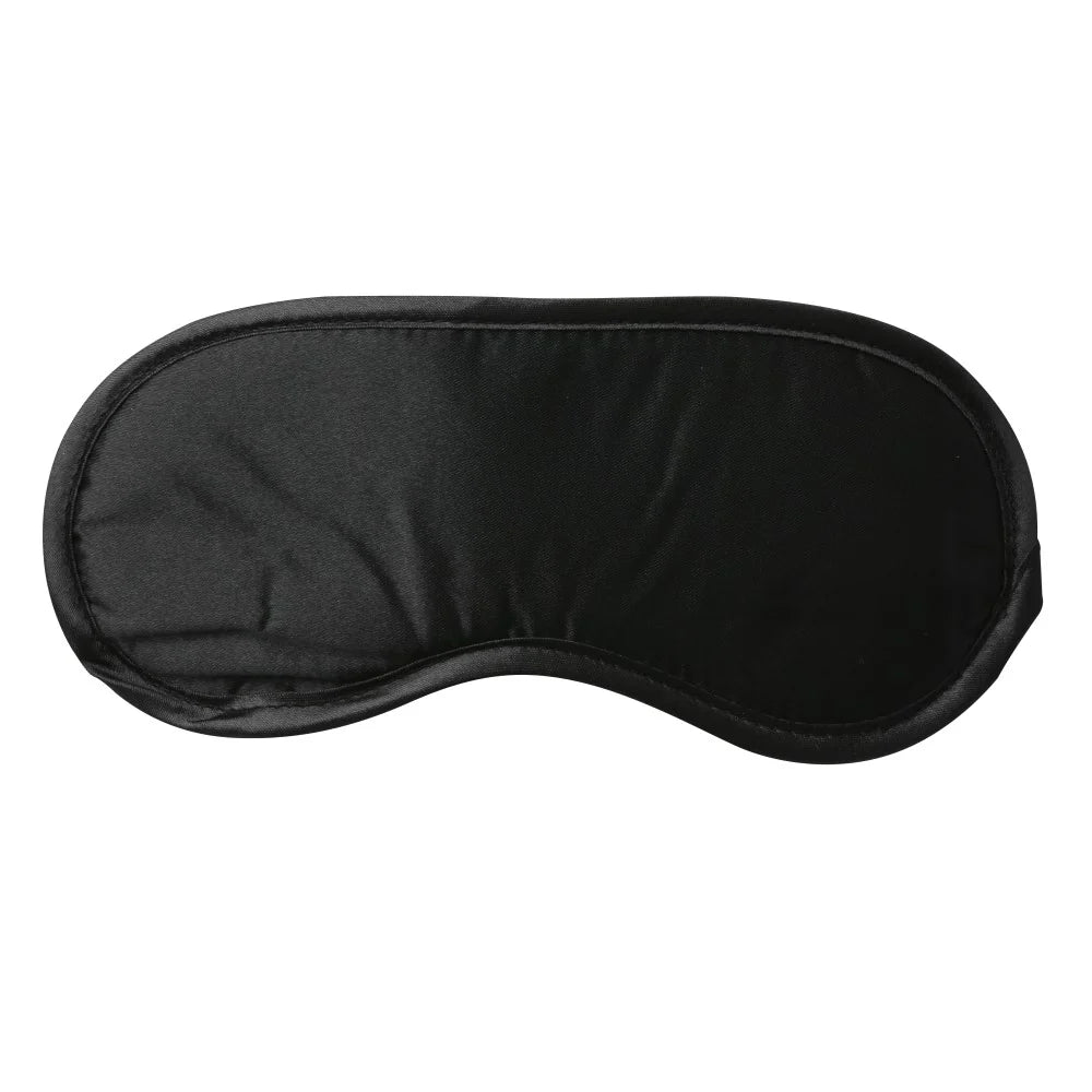 Sportsheets Satin Blindfold, Black Sexy and Mischief