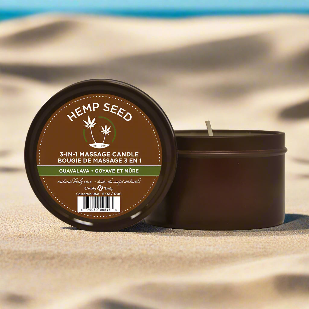 Earthly Body Massage Candles 6.8oz. 5 Amazing Scents