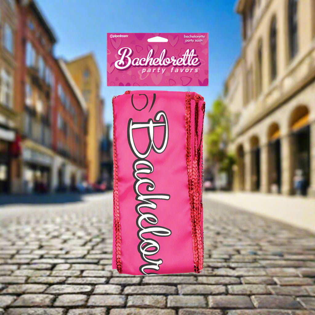 Bachelorette Party Sash Pink