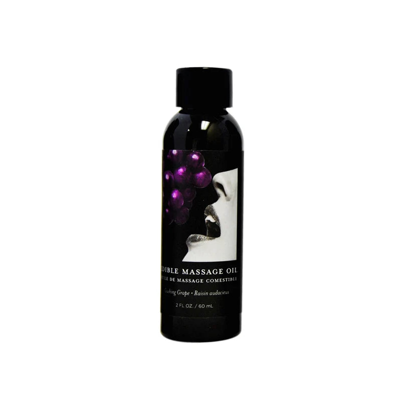 Earthly Body Edible Massage Oil 5 Flavors 2 0zs