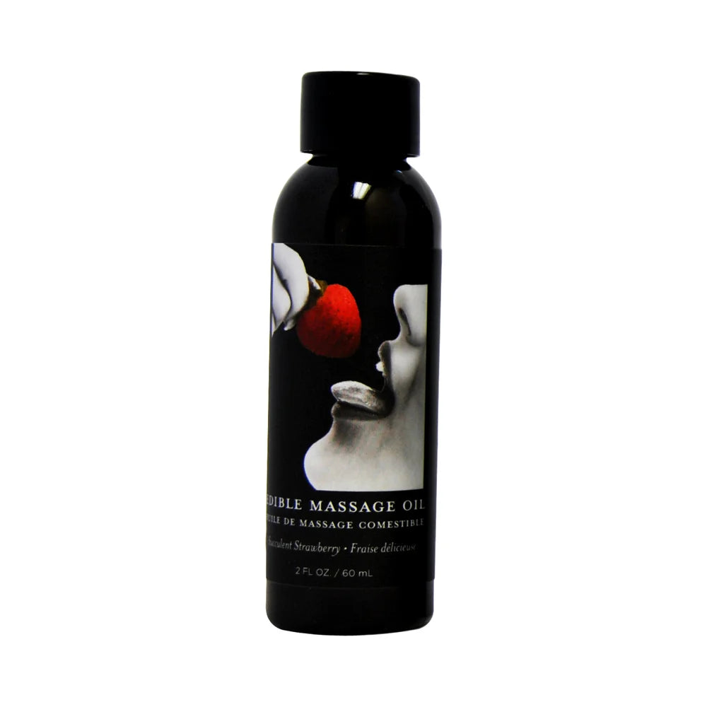 Earthly Body Hemp Seed Edible Massage Oil 3-Piece Gift Set 2 Oz.