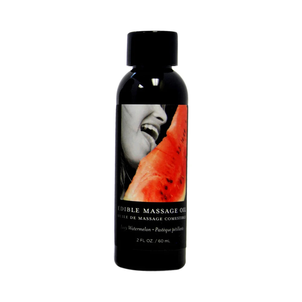 Earthly Body Hemp Seed Edible Massage Oil 3-Piece Gift Set 2 Oz.
