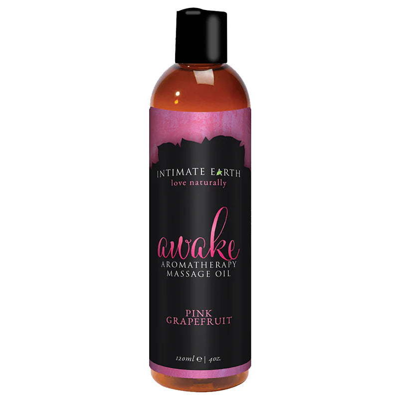 Intimate Earth Aromatherapy Massage Oil, 8 Different Fragrance 4oz.