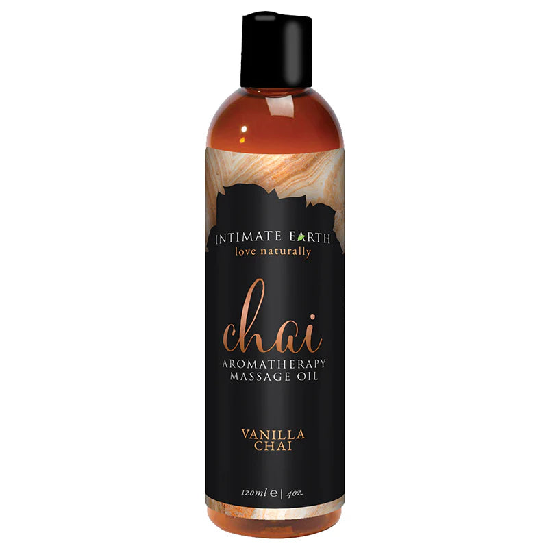 Intimate Earth Aromatherapy Massage Oil, 8 Different Fragrance 4oz.