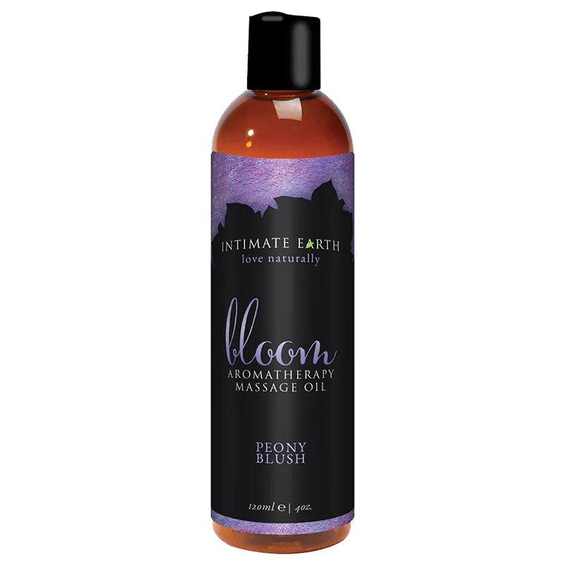 Intimate Earth Aromatherapy Massage Oil, 8 Different Fragrance 4oz.