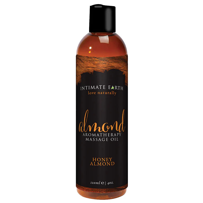 Intimate Earth Aromatherapy Massage Oil, 8 Different Fragrance 4oz.