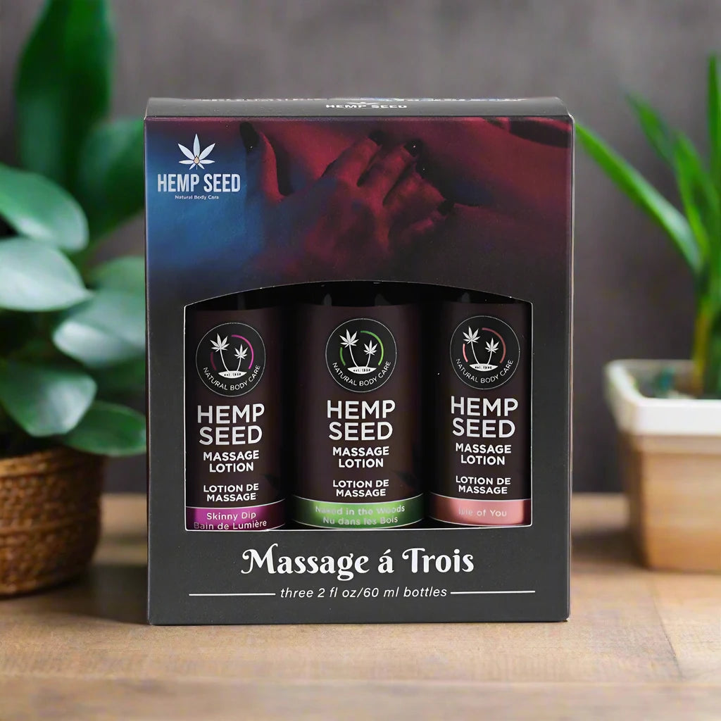 Earthly Body Gift Set Massage A Trois Gift Set 2oz.