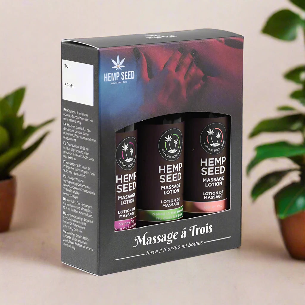 Earthly Body Gift Set Massage A Trois Gift Set 2oz.