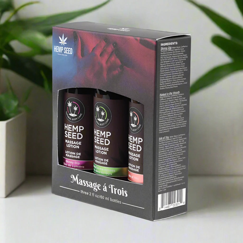 Earthly Body Gift Set Massage A Trois Gift Set 2oz.