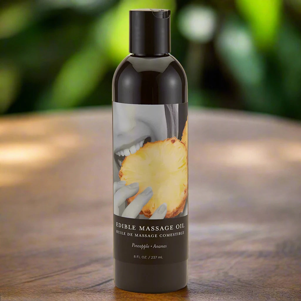Earthly Body Edible Massage Hemp Seed Lotion 7 Unique Flavors 8oz