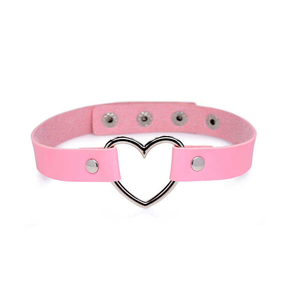 Sweet Heart, Chrome Heart Chokers, Pink & Black