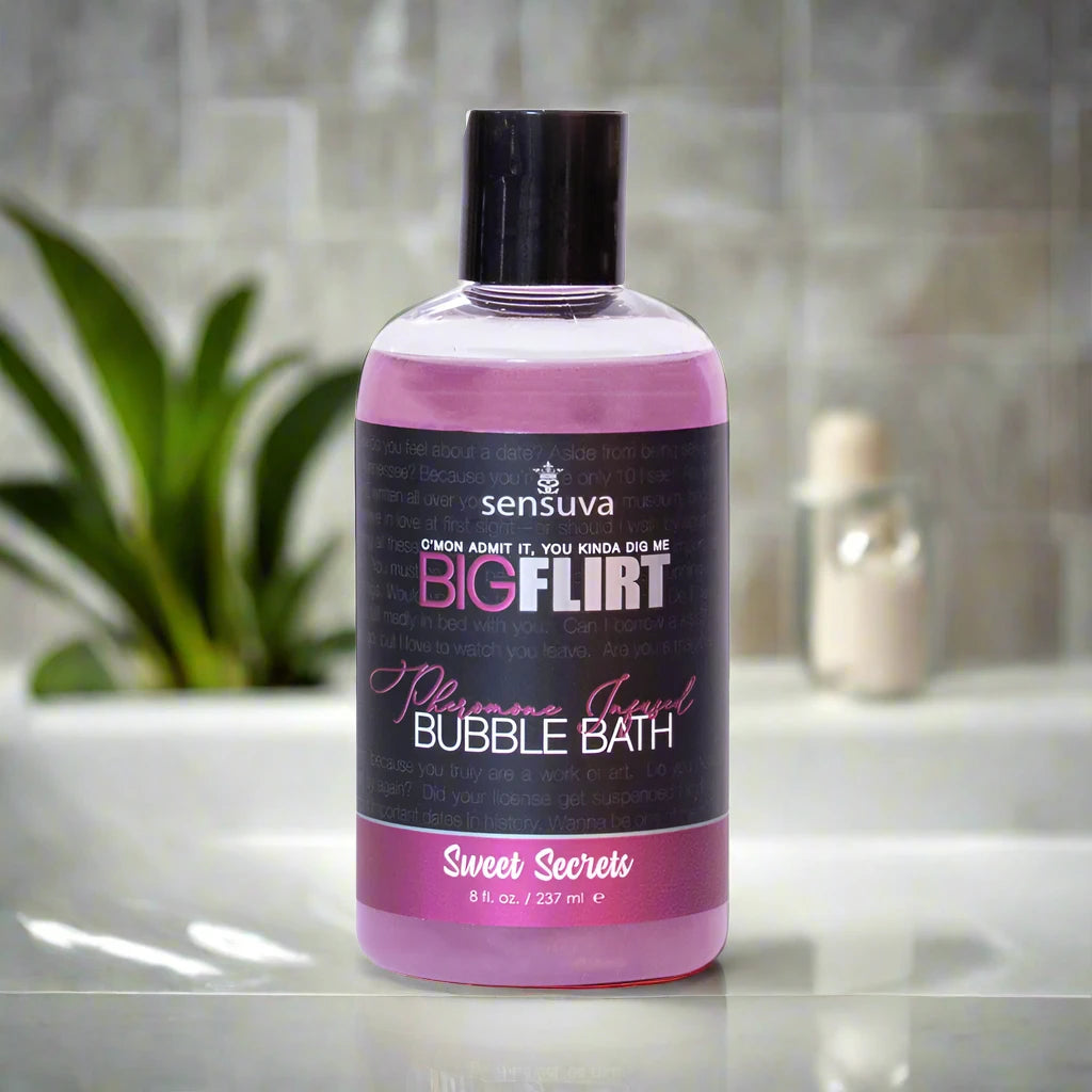 Sensuva Big Flirt Pheromone-Infused Bubble Bath 8oz