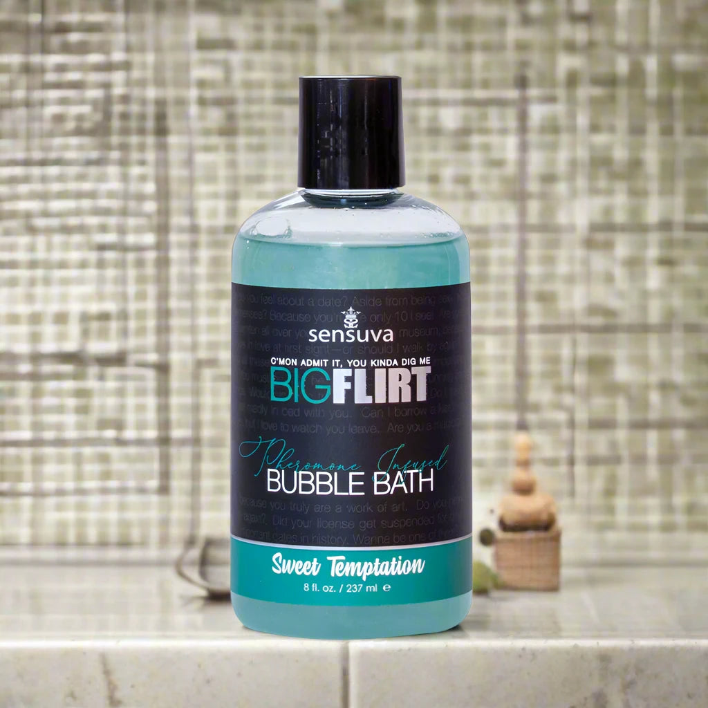 Sensuva Big Flirt Pheromone-Infused Bubble Bath 8oz