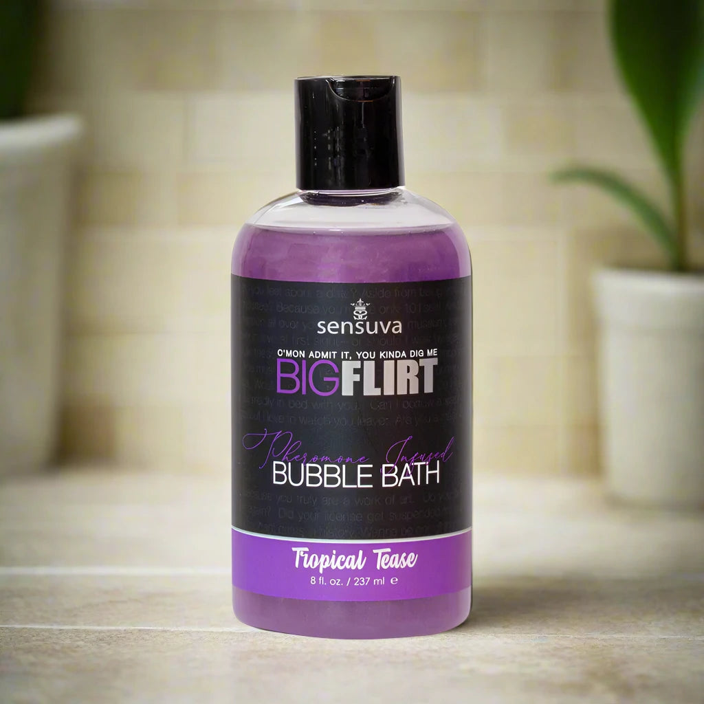 Sensuva Big Flirt Pheromone-Infused Bubble Bath 8oz