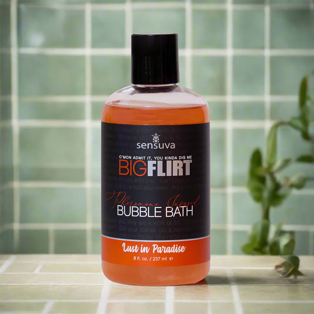 Sensuva Big Flirt Pheromone-Infused Bubble Bath 8oz