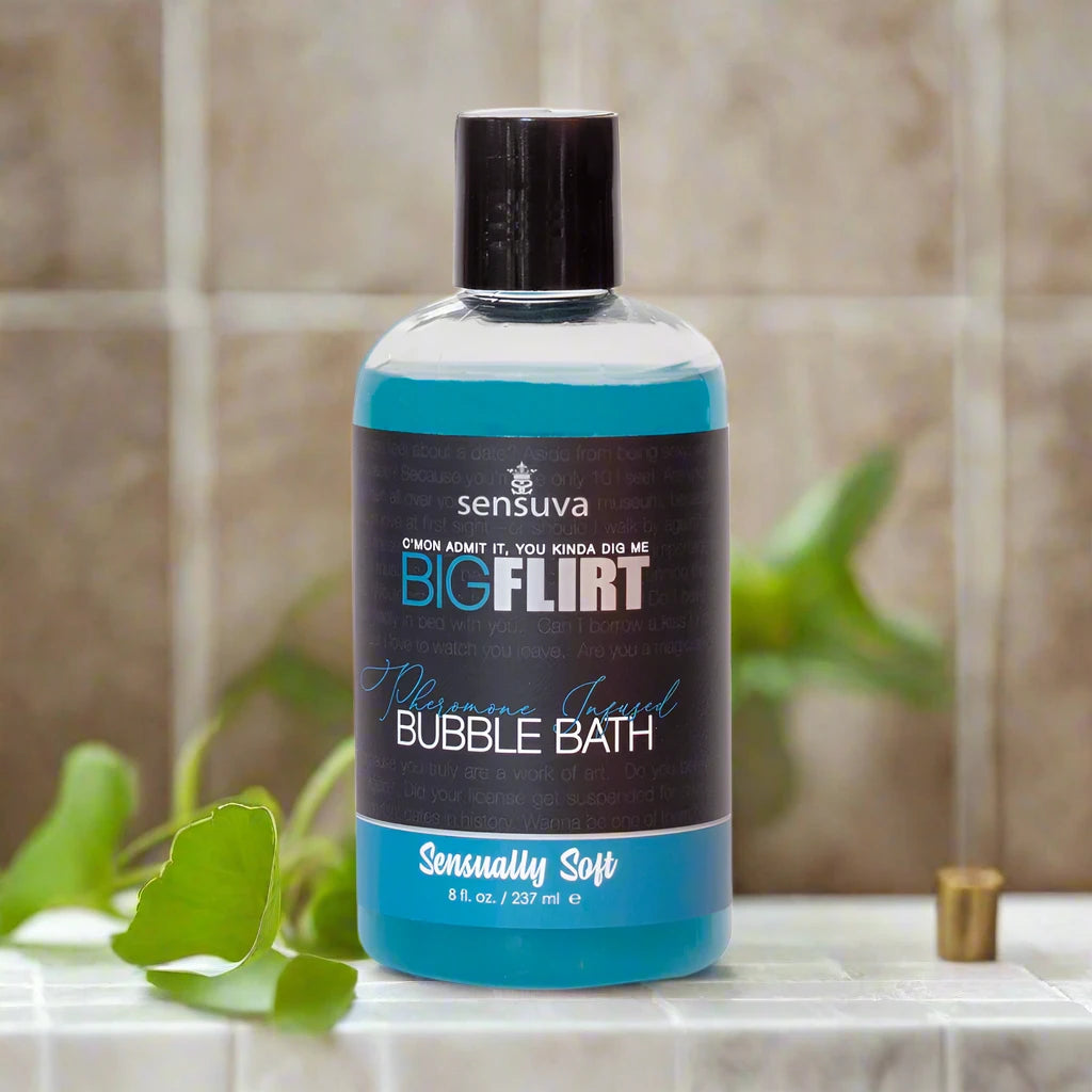 Sensuva Big Flirt Pheromone-Infused Bubble Bath 8oz