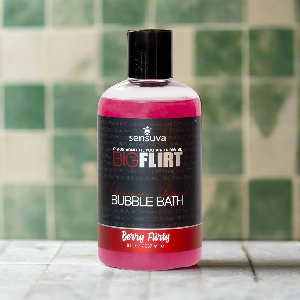 Sensuva Big Flirt Pheromone-Infused Bubble Bath 8oz