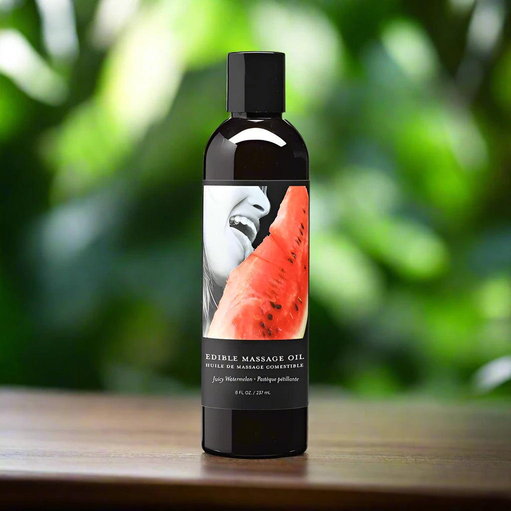 Earthly Body Edible Massage Hemp Seed Lotion 7 Unique Flavors 8oz