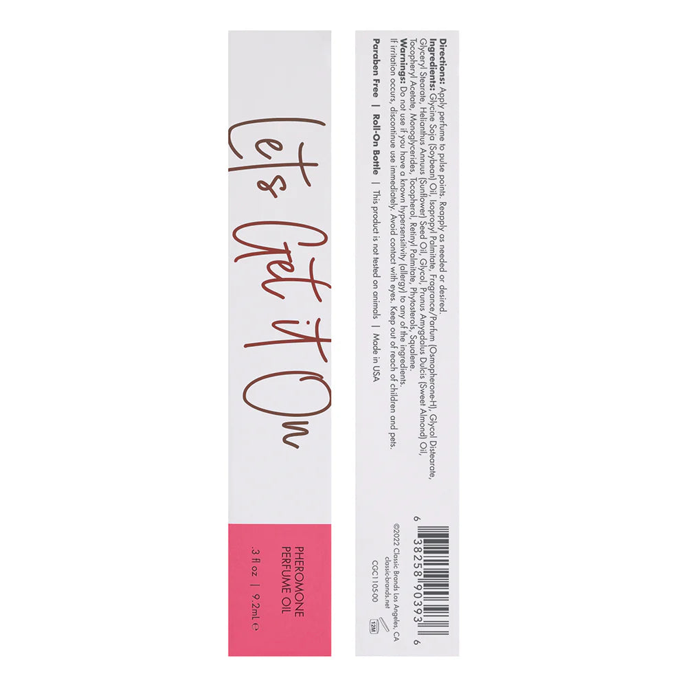 CG Perfume Oil With Pheromones .3 oz. Roll on Applicator In 3 Distinct Scents