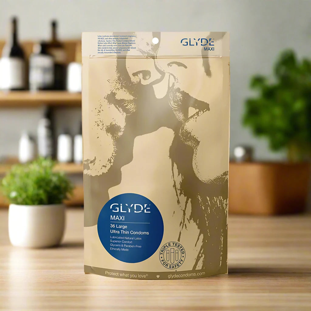 Glyde Maxi Latex Condoms 36-Pack