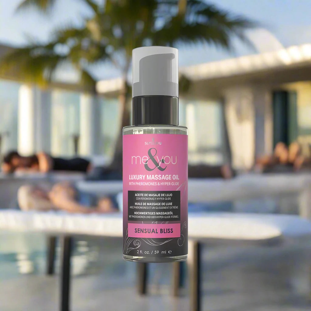 Sensuva Me & You Pheromone Infused Luxury Massage Oils 6 Unique Scents 2 oz.