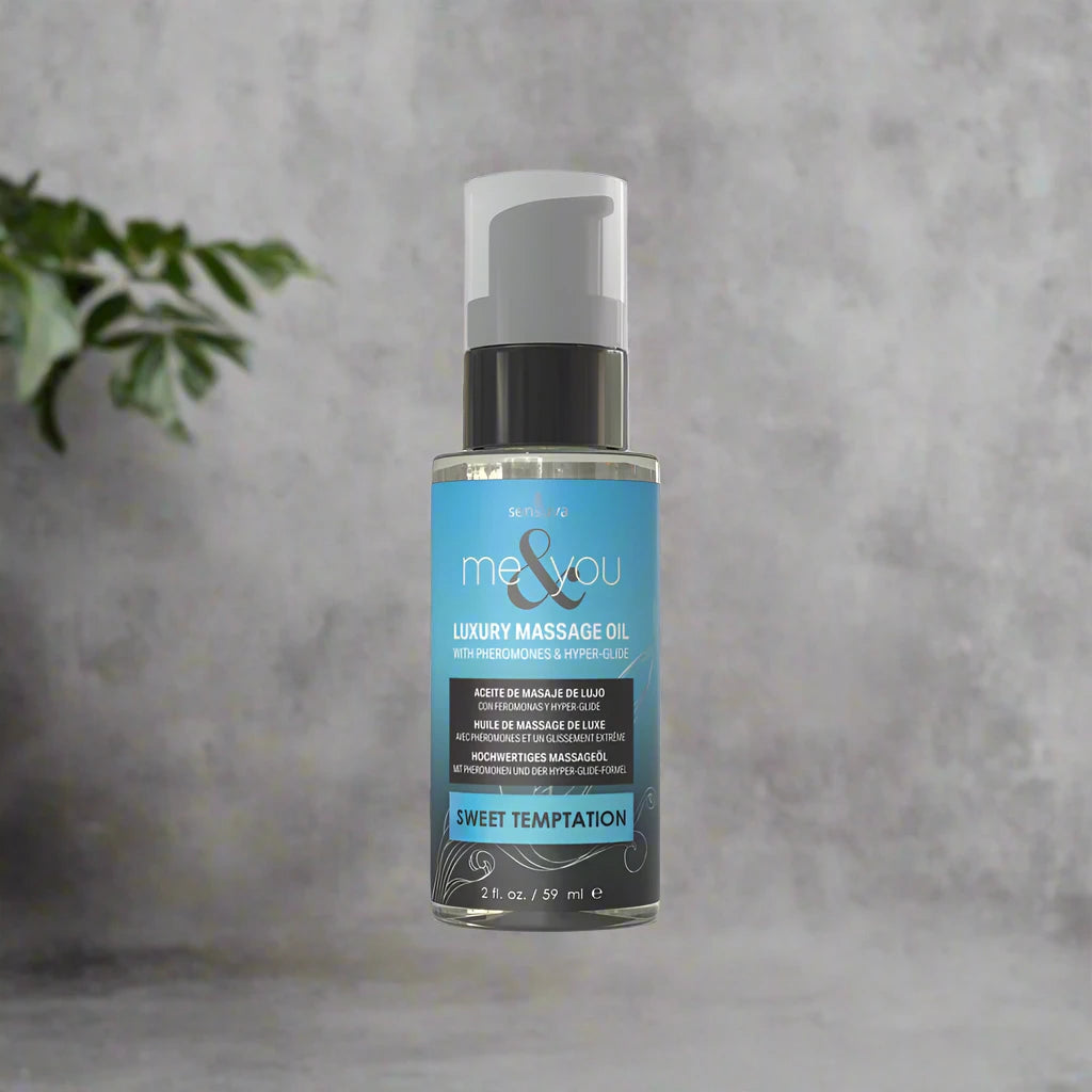 Sensuva Me & You Pheromone Infused Luxury Massage Oils 6 Unique Scents 2 oz.