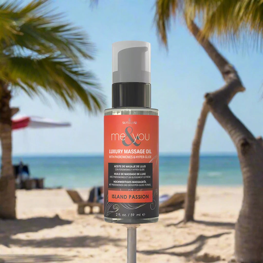 Sensuva Me & You Pheromone Infused Luxury Massage Oils 6 Unique Scents 2 oz.
