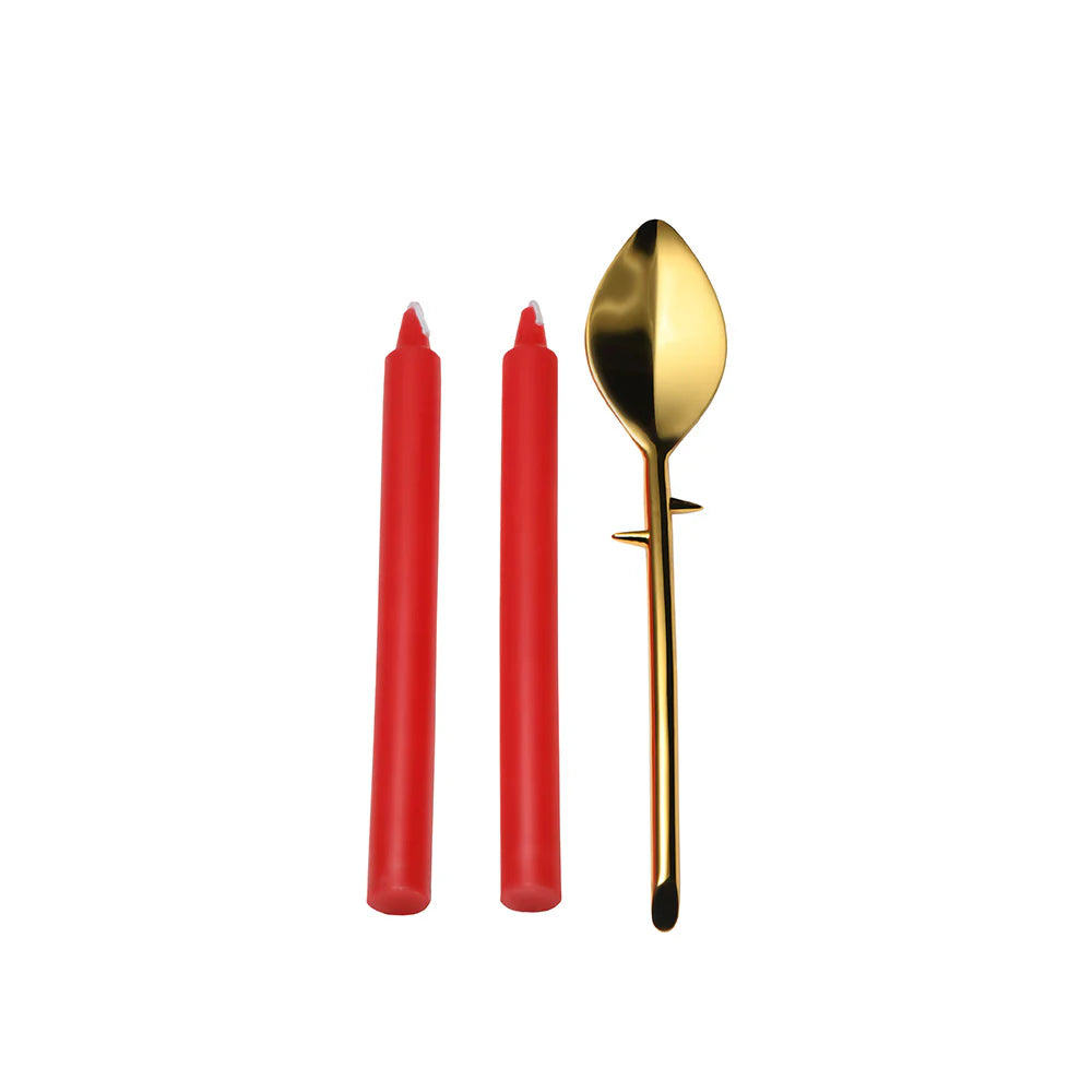 Spoon & Drip Candle Set by Master Series