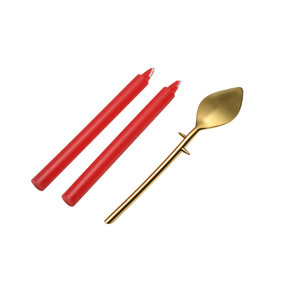 Spoon & Drip Candle Set by Master Series