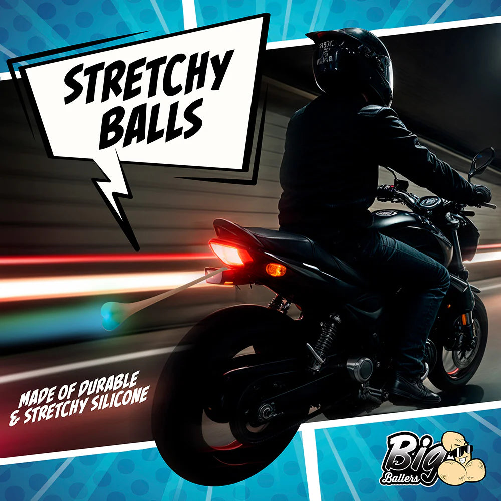 Big Ballers Teeny Weeny Premium Silicone Truck Nuts With Multiple Light Mode
