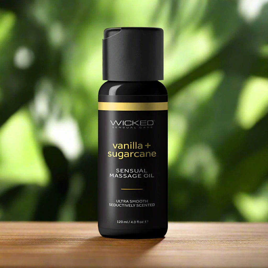 Wicked 4 oz. Massage Oil 3 Unique Scents