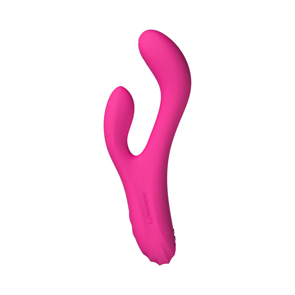 Pink silicone product on a white background