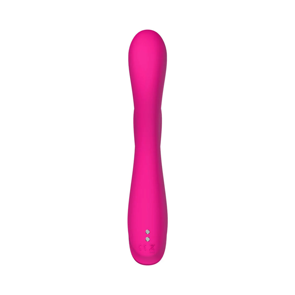 Pink electronic device on a white background