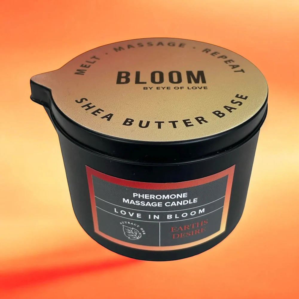 Eye of Love Bloom Pheromone Massage Candles Attract Her 5 oz.