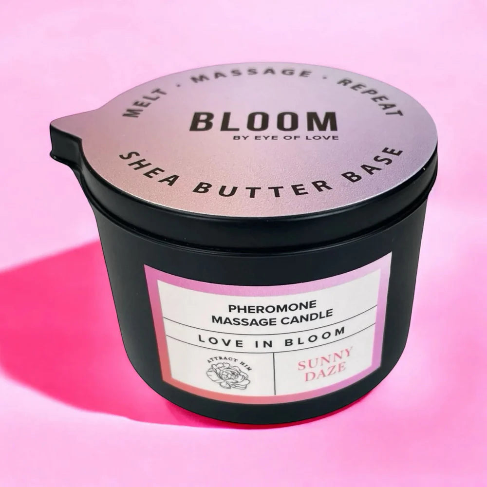 Eye of Love Bloom Pheromone Massage Candles Attract Her 5 oz.