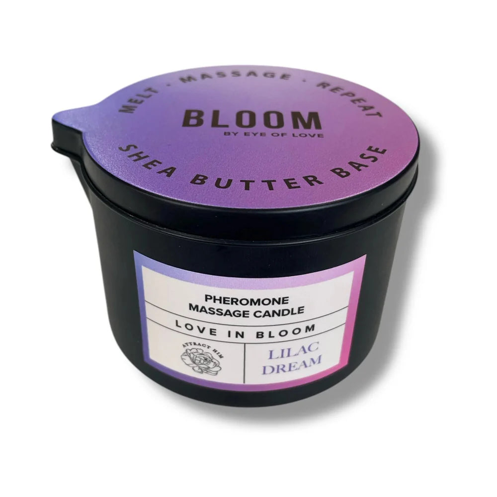 Eye of Love Bloom Pheromone Massage Candles Attract Her 5 oz.