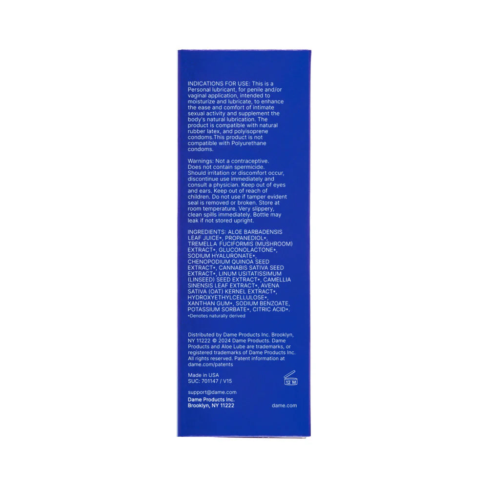 Dame Aloe Lube Personal Lubricant