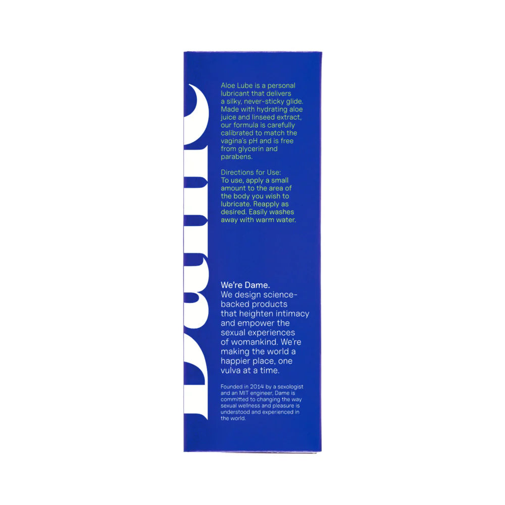 Dame Aloe Lube Personal Lubricant
