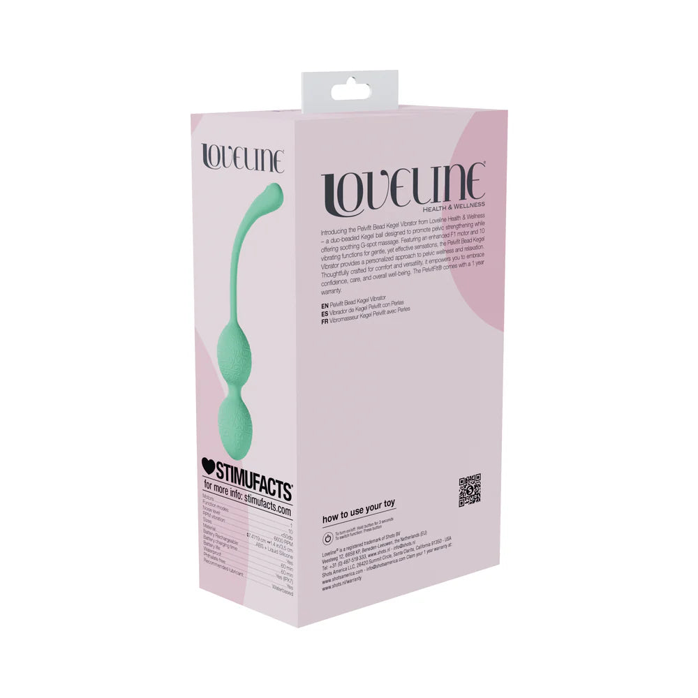 LoveLine PelviFit Beads Kegel Vibe Waterproof With Remote 3 Colors