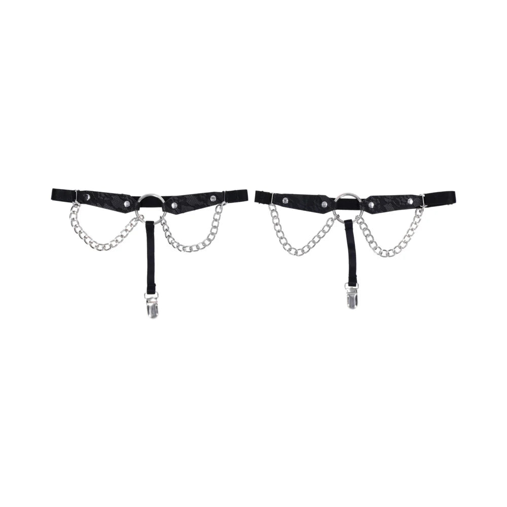 Sportsheets Sex & Mischief Chain Lace or Laced Up Garters
