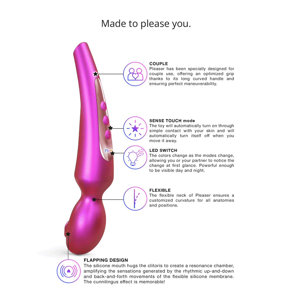 Love To Love Pleaser Wands, 2 Iridescent Colors