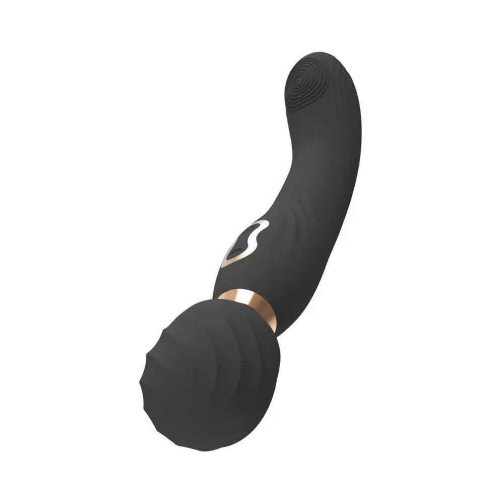 The Beat Dual Pleasure Wand Purple or Black