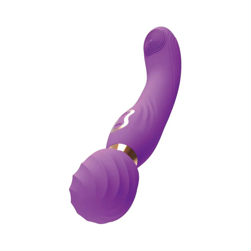 The Beat Dual Pleasure Wand Purple or Black